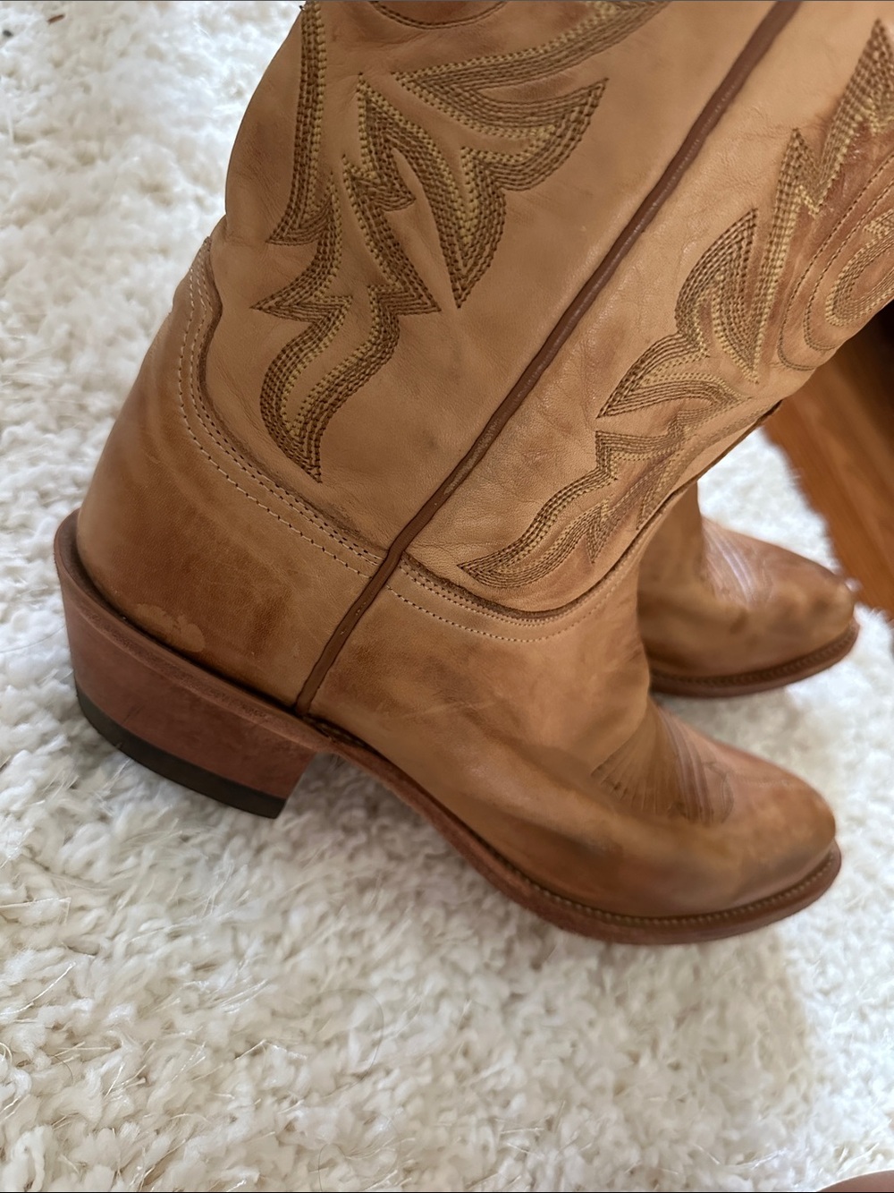 1883 Classic Leather Western Cowboy Boots - Picture 9 of 9